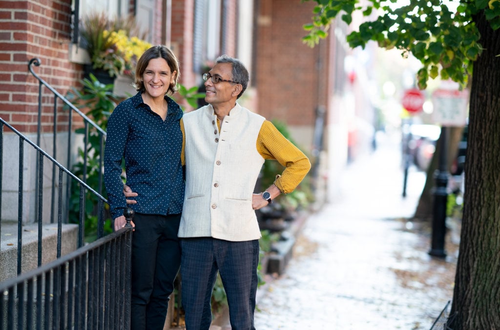 Esther Duflo and Abhijit Banerjee