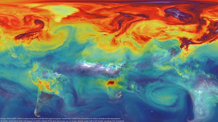 NASA image of global warming