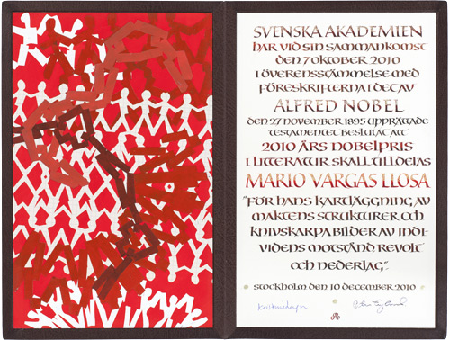 Nobel diploma