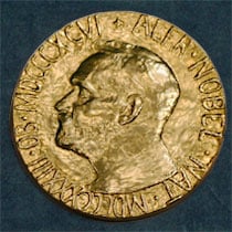The Nobel Peace Prize Medal. Registered trademark of the Nobel Foundation. © ® The Nobel Foundation