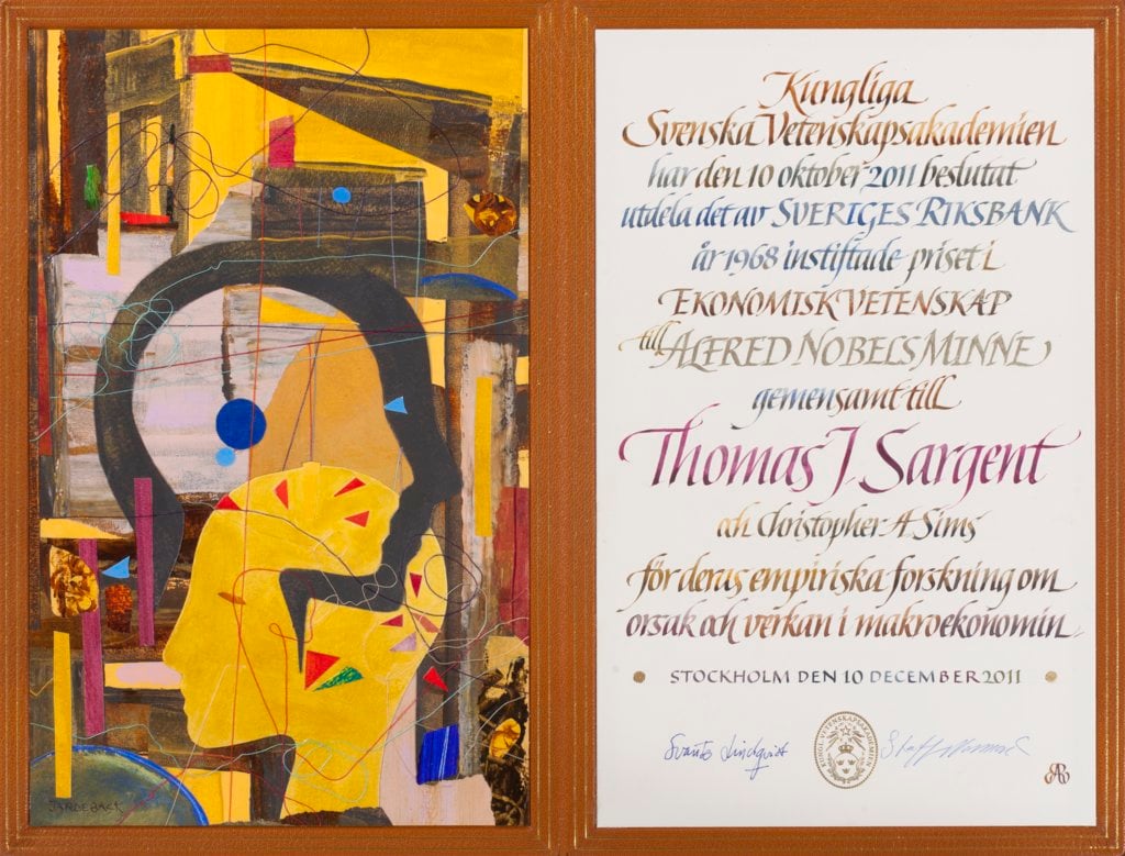 Thomas J. Sargent - Nobel Diploma